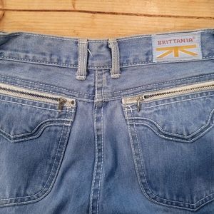 Brittania faded vintage jeans